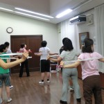 ベルトを使ったストレッチ